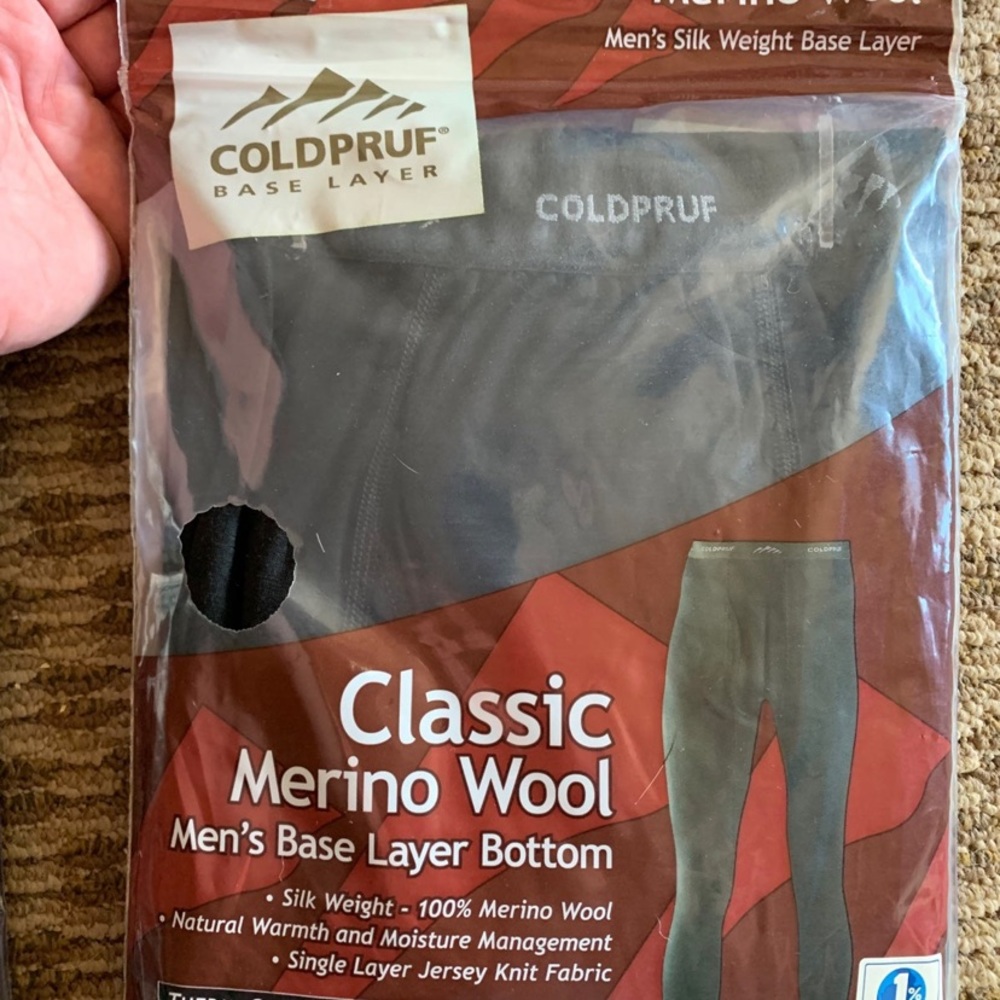 COLDPRUF Classic merino wool base layer BOTTOMS